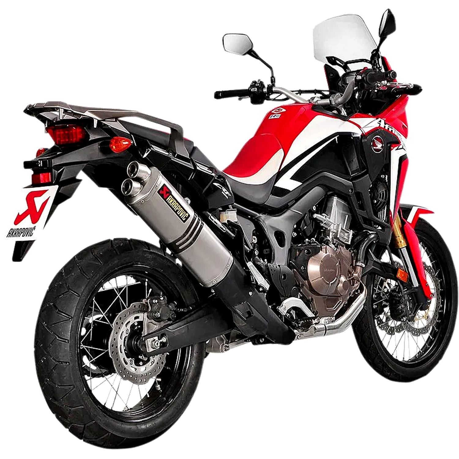 Akrapovic Titanium Line Slip On Silencer For Honda CRF 1000 L Africa Twin 2016